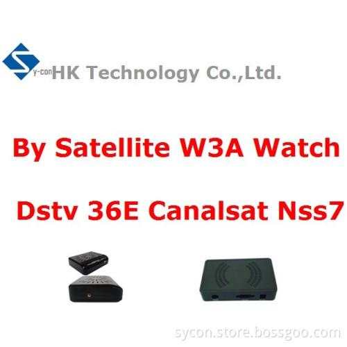 New africa dongle by satellite w3a watch all dstv 36e canalsat psat nilesat hotbird